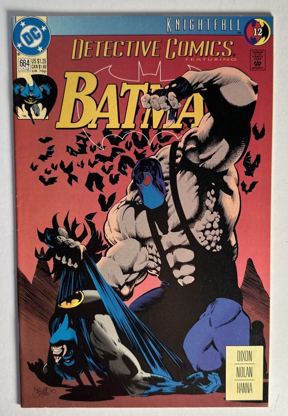 Detective Comics 664 1993 Signed DC Comics NM near mint